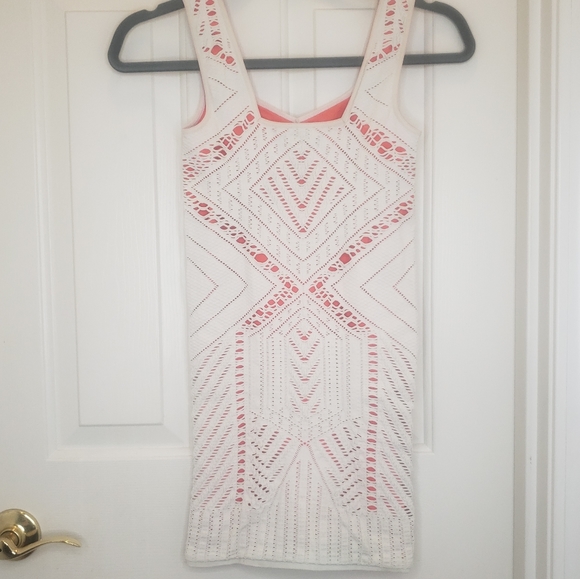 Intimately Free People Slip Dress Cream/ Coral - Picture 4 of 5